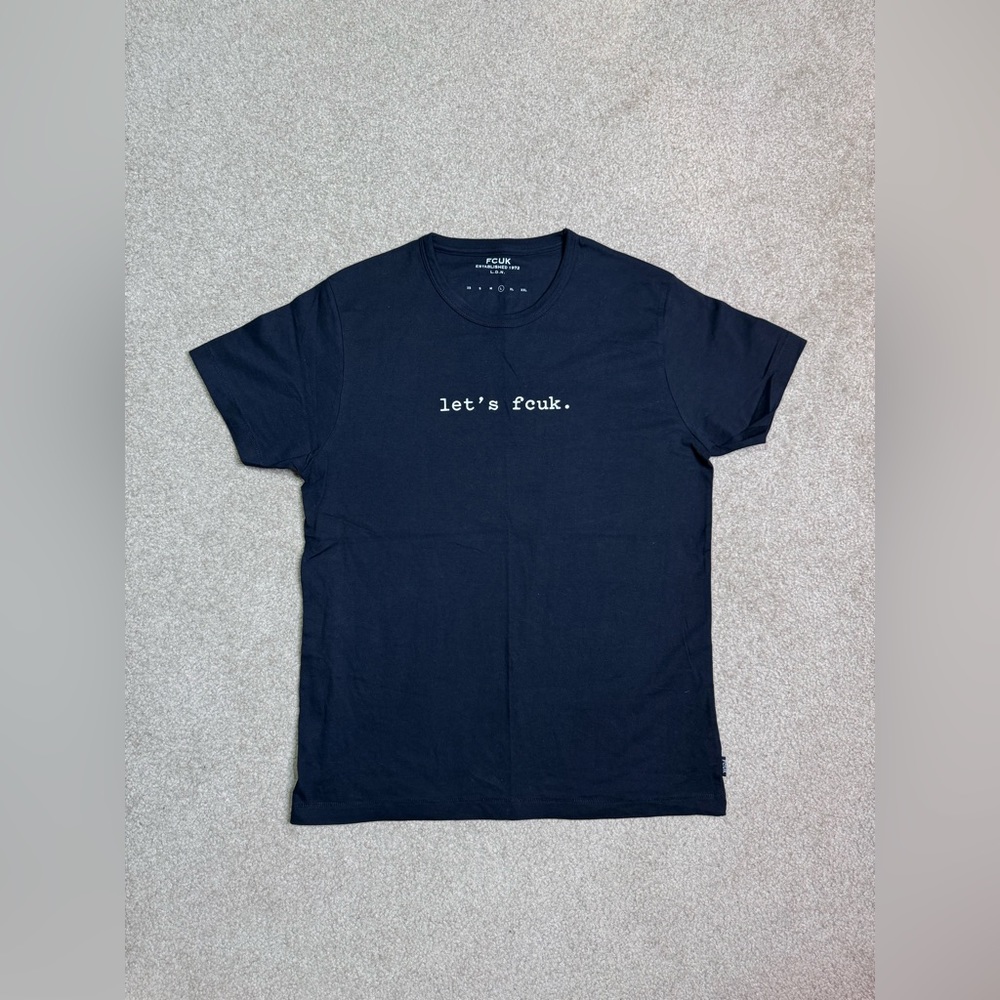 French Connection “Let’s Fcuk” T-Shirt Large